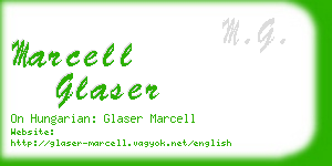 marcell glaser business card